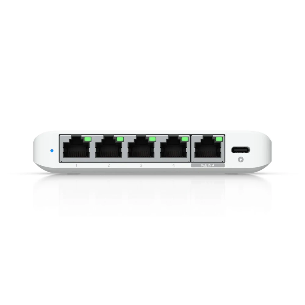 Коммутатор Ubiquiti Flex Mini 2.5G Compact USW-Flex-2.5G-5 2.5 GBase-T (2500 мбит/с)