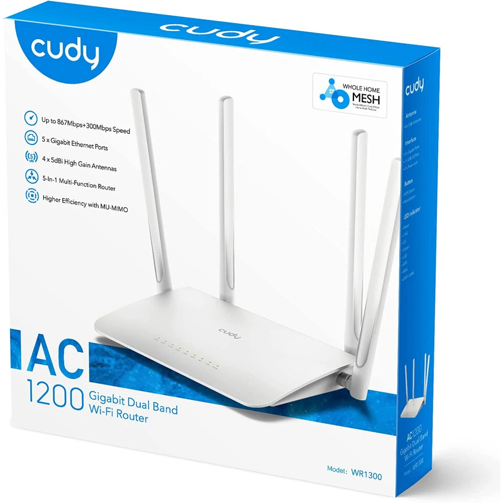 Маршрутизатор для дома CUDY WR1300