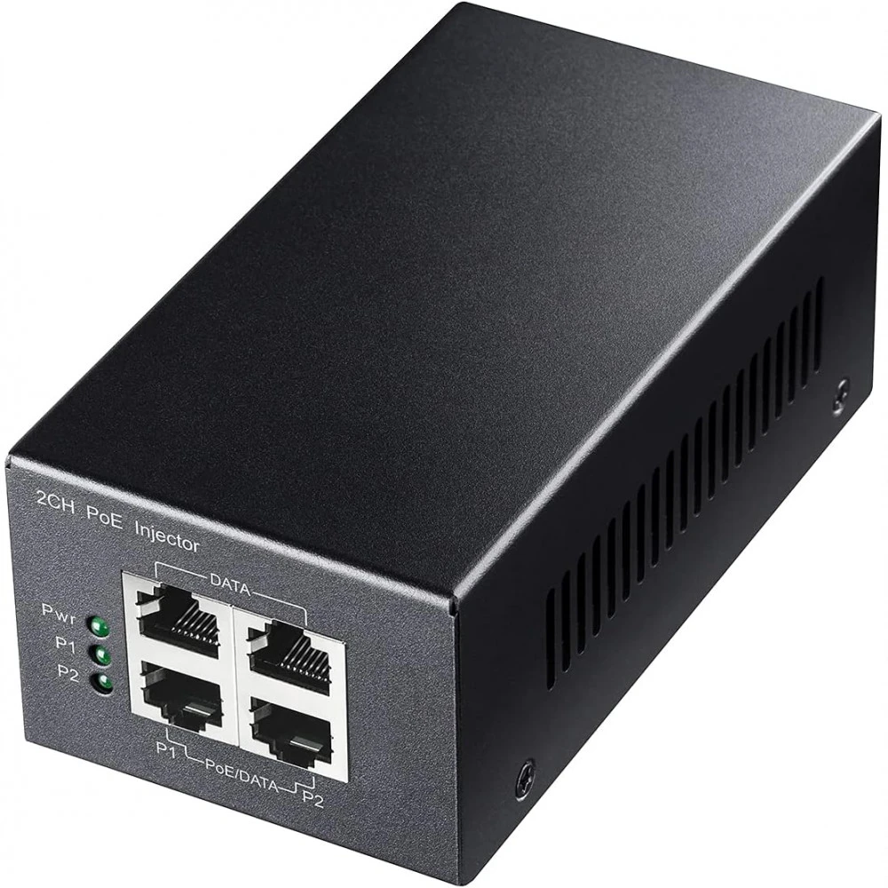 PoE инжектор CUDY POE220 2 порта, 60 Вт