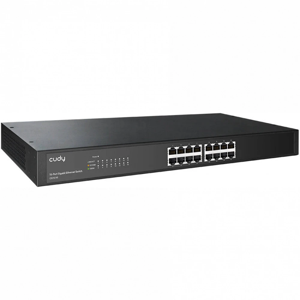 Коммутатор CUDY GS1016 1000 Base-TX (1000 мбит/с)