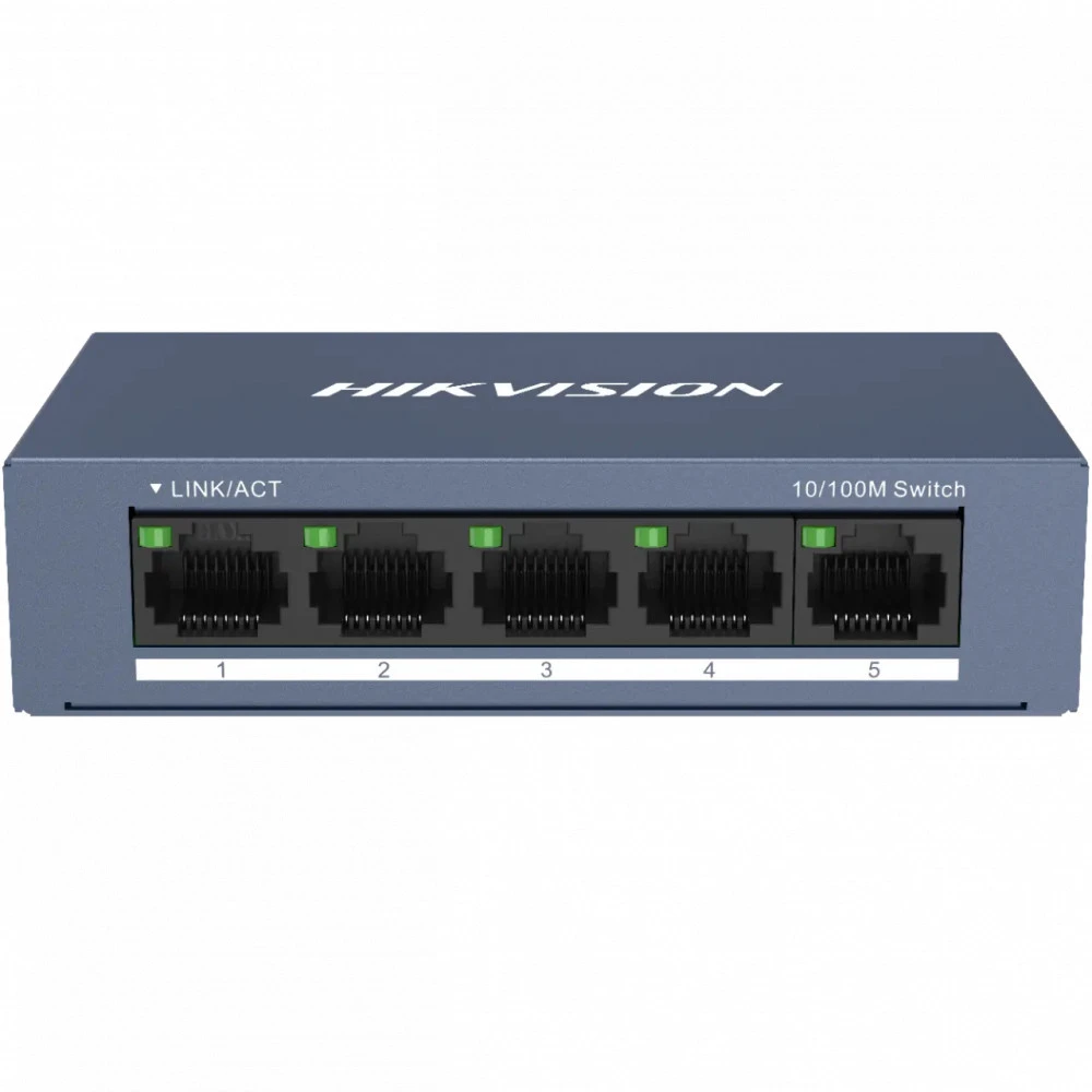 Коммутатор Hikvision DS-3E0105-O 100 Base-TX (100 мбит/с)