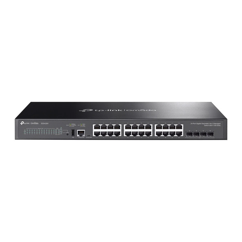 Коммутатор TP-Link SG5428X SG5428X(UN) 1000 Base-T (1000 мбит/с), 4 SFP порта