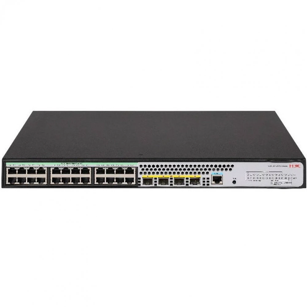 Коммутатор H3C S1850V2-28X-HPWR LS-1850V2-28X-HPWR-GL 1000 Base-TX (1000 мбит/с), 4 SFP порта