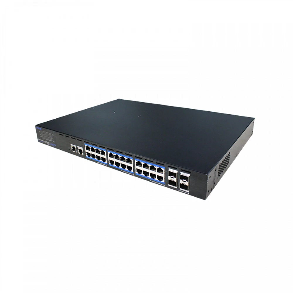 Коммутатор UTEPO UTP5328S-PSD2000 1000 Base-T (1000 мбит/с), 4 SFP порта