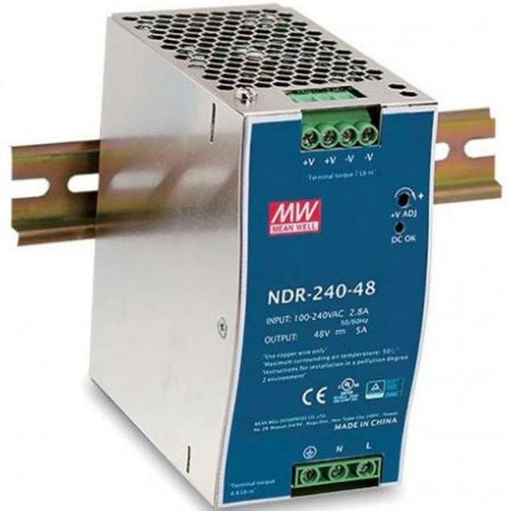Аксессуар для сетевого оборудования Mean Well Блок питания NDR-240-48 Блок питания