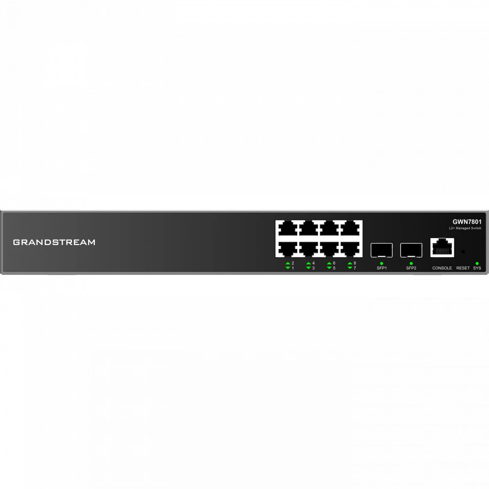 Коммутатор Grandstream GWN7801 1000 Base-TX (1000 мбит/с), 2 SFP порта