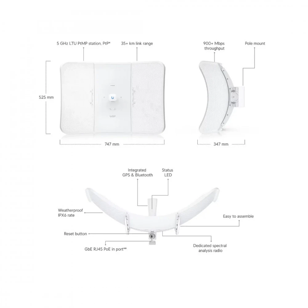 Wi-Fi Радиомост Ubiquiti LTU-XR
