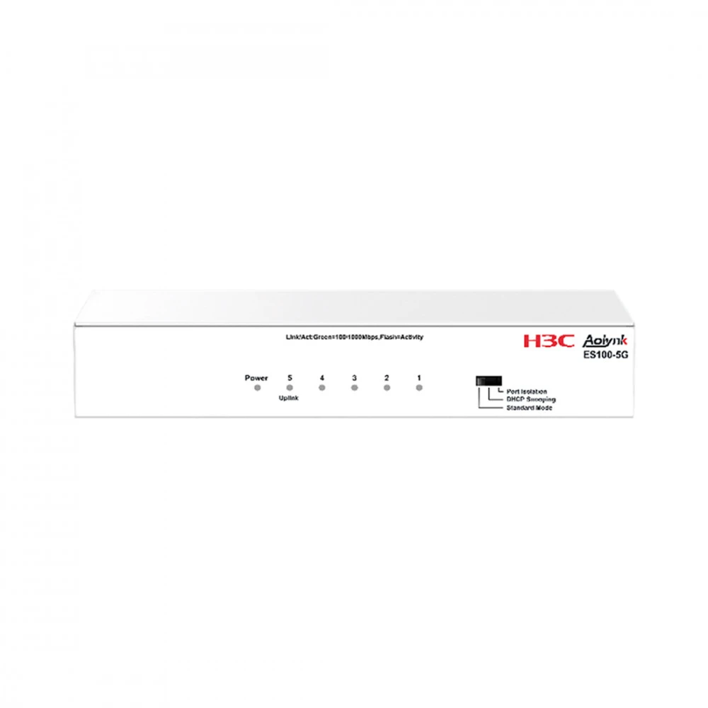 Коммутатор H3C Aolynk ES100-5G 1000 Base-T (1000 мбит/с)