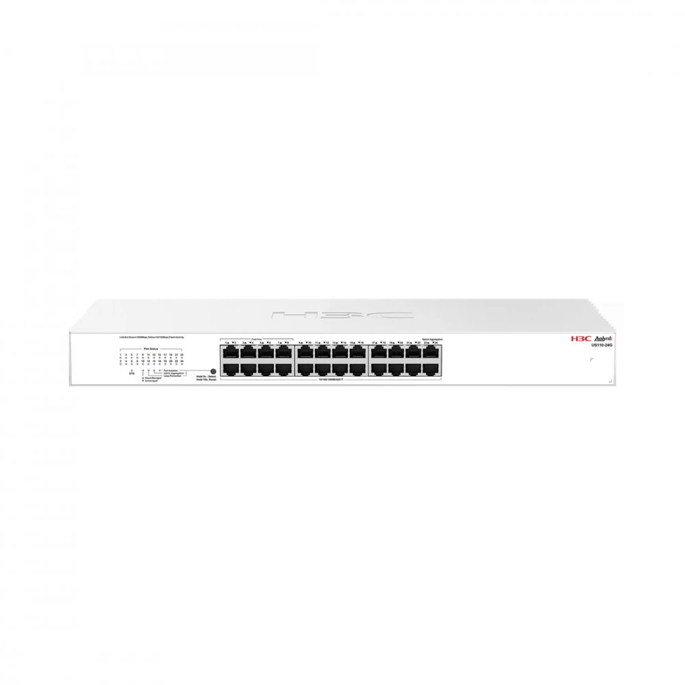 Коммутатор H3C US110-24G 1000 Base-T (1000 мбит/с)