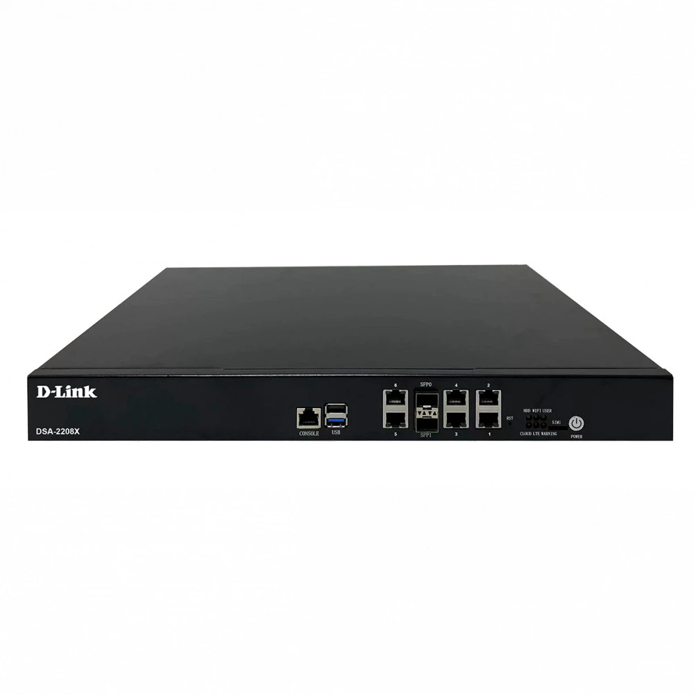 Маршрутизатор D-link DSA-2208X DSA-2208X/A1A 10/100/1000 Base-TX (1000 мбит/с)