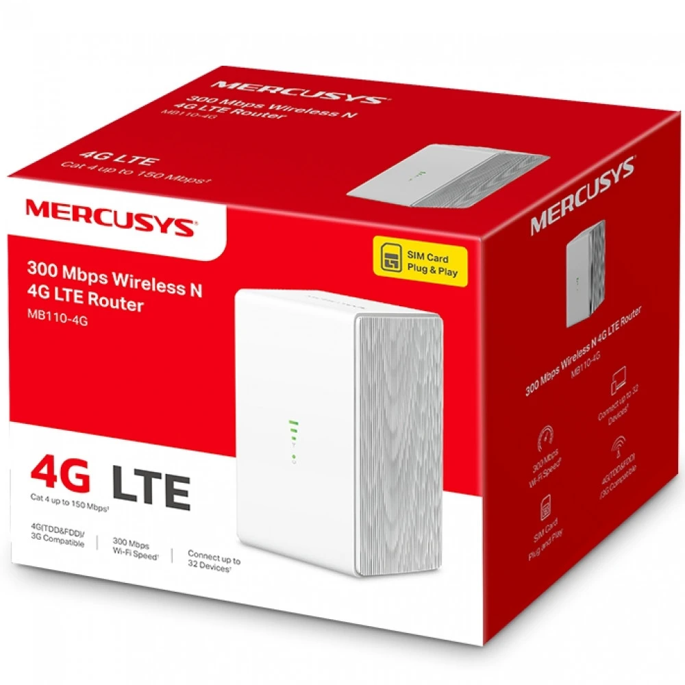 Маршрутизатор для дома Mercusys MB110-4G