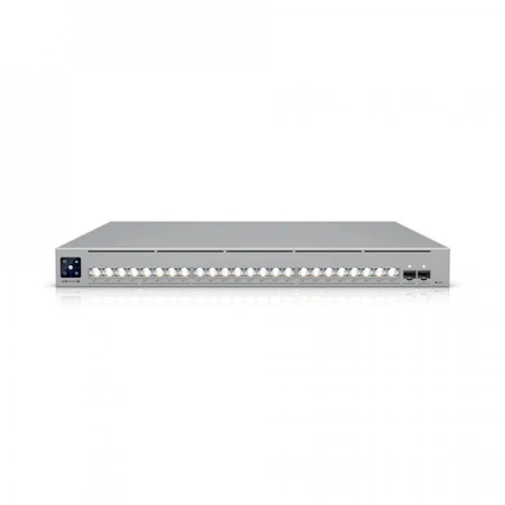 Коммутатор Ubiquiti USW-Pro-XG-24-PoE 10 GBase-T (10000 мбит/с), 2 SFP порта
