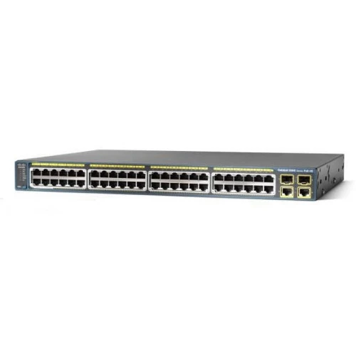 Коммутатор Cisco Catalyst 2960 Plus WS-C2960+48PST-L 100 Base-TX (100 мбит/с), 2 SFP порта