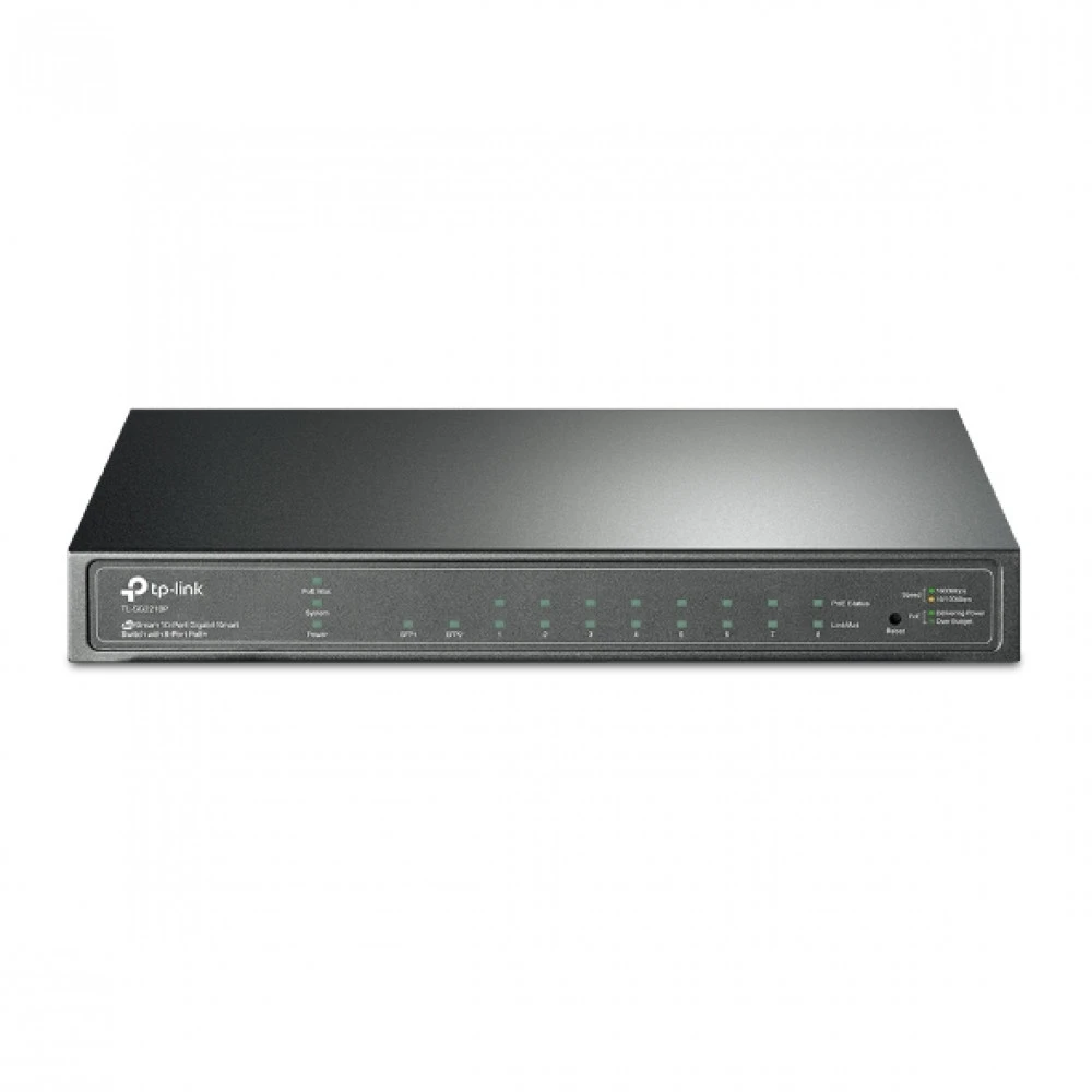 Коммутатор TP-Link SG2210P 1000 Base-T (1000 мбит/с), 2 SFP порта