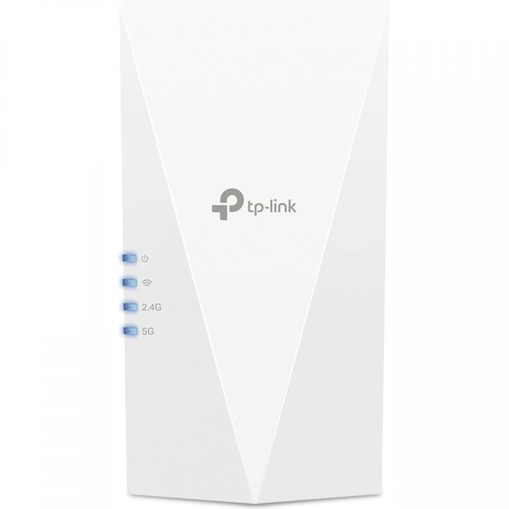 Усилитель сигнала Wi-Fi TP-Link RE700X 10/100/1000 Base-TX (1000 мбит/с), Wi-Fi 6 (802.11a / b / g / n / ac / ax), со встроенной антенной
