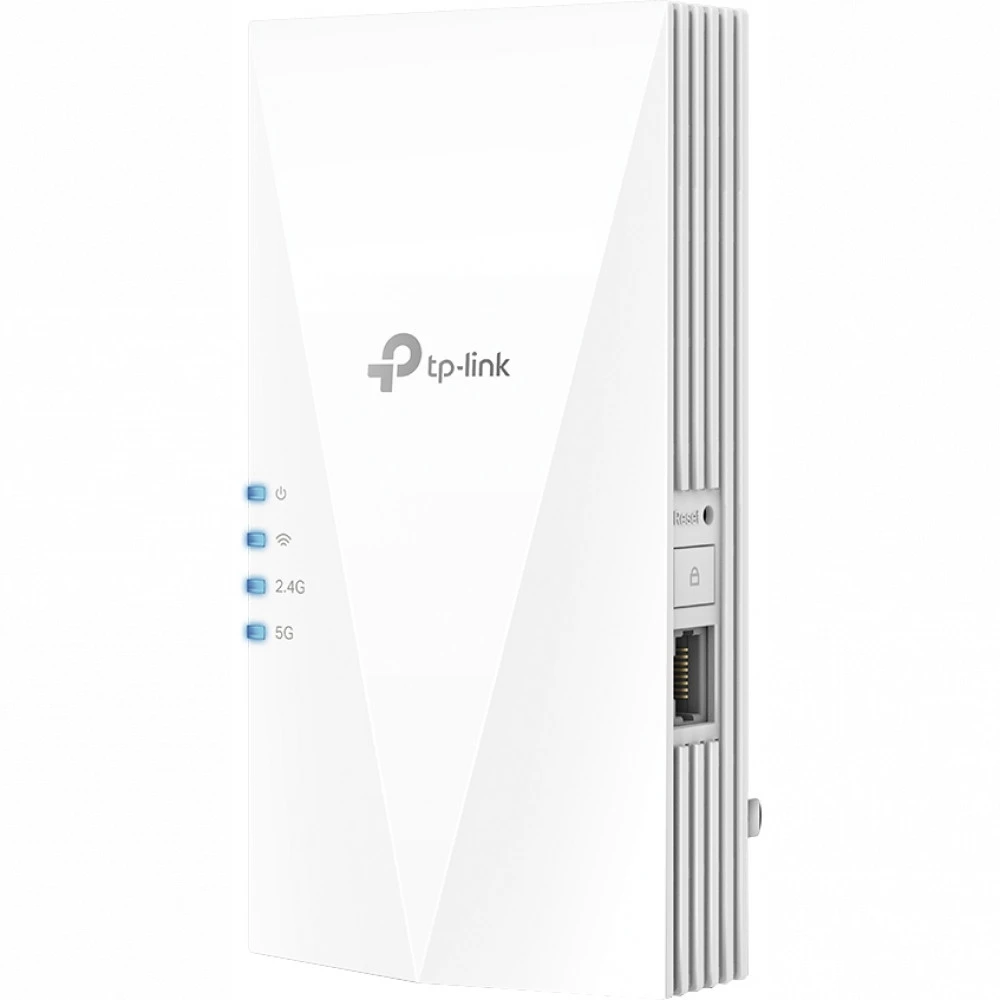 Усилитель сигнала Wi-Fi TP-Link RE700X 10/100/1000 Base-TX (1000 мбит/с), Wi-Fi 6 (802.11a / b / g / n / ac / ax), со встроенной антенной