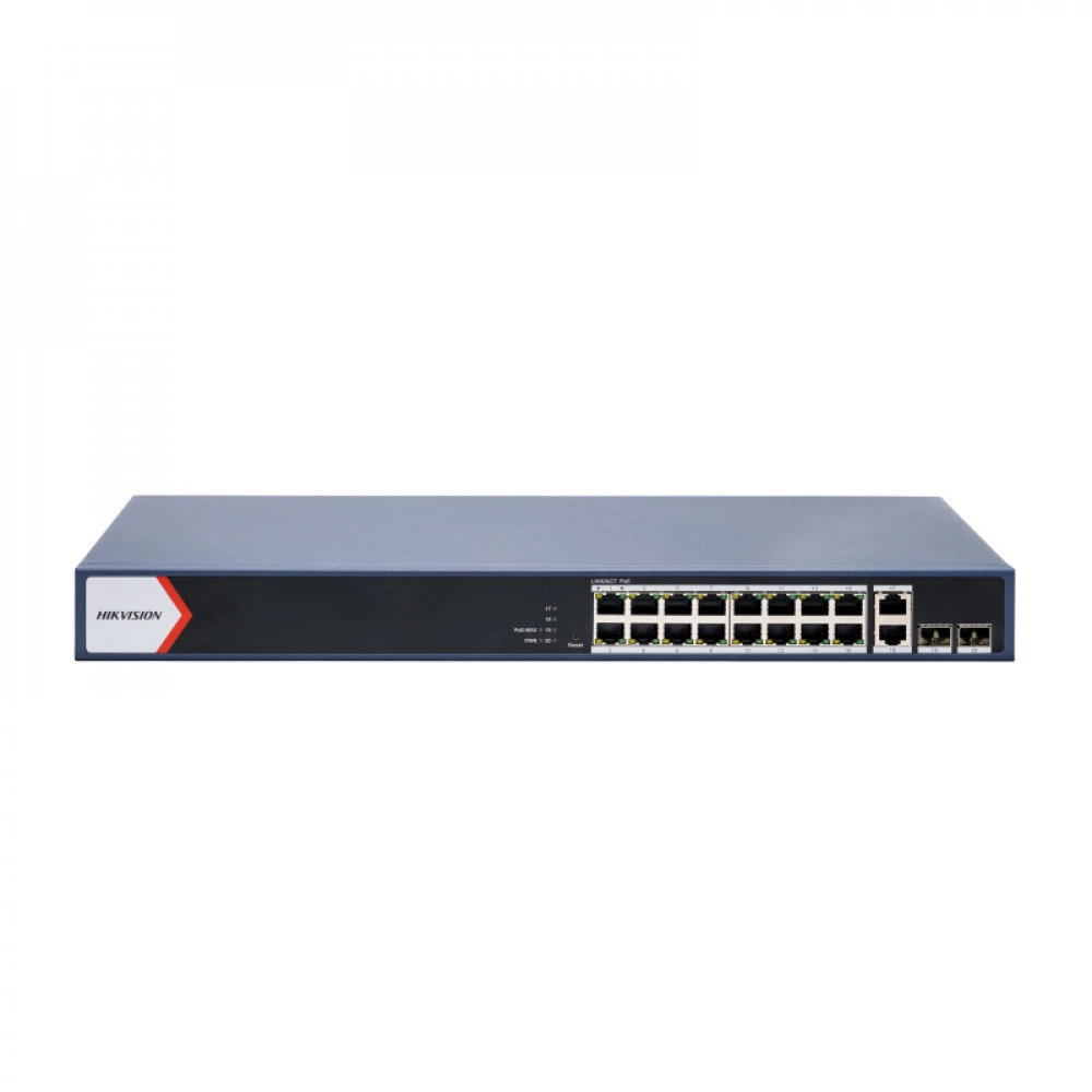 Коммутатор Hikvision DS-3E1520P-EI/M 1000 Base-T (1000 мбит/с), 16 SFP портов