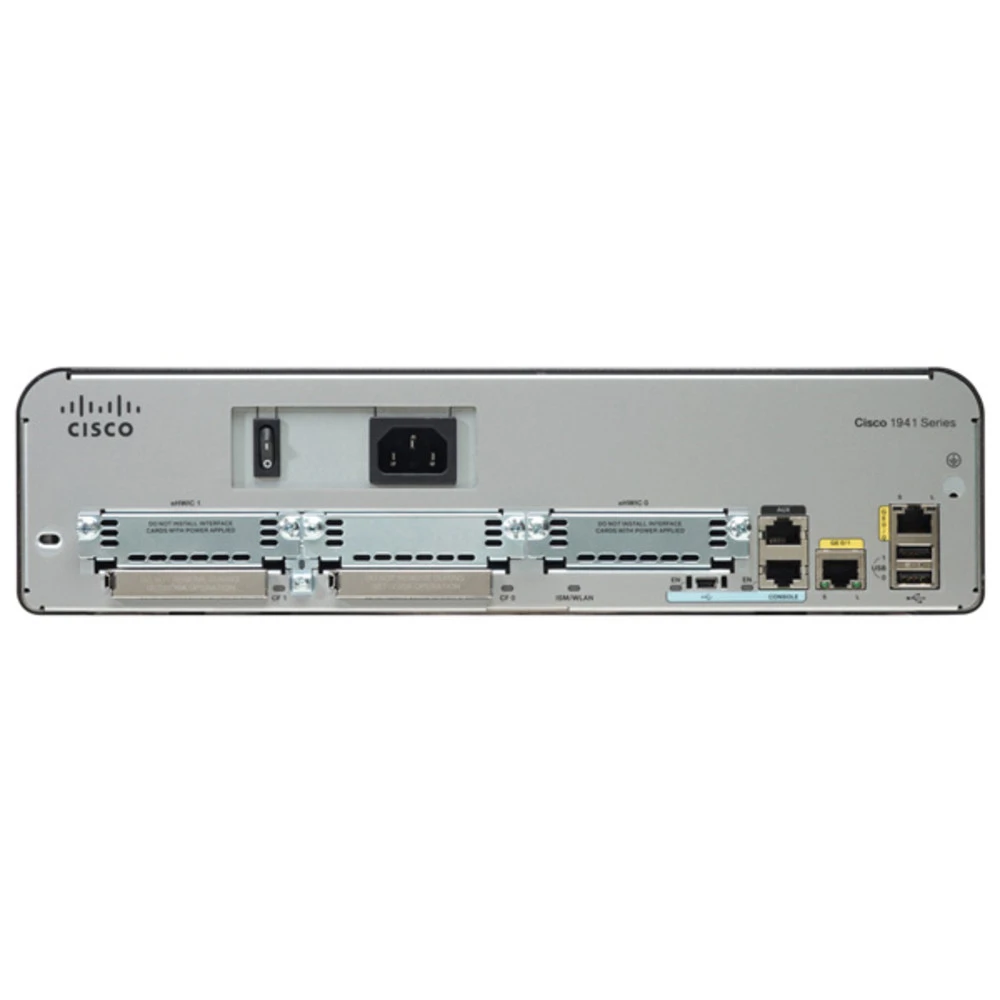 Маршрутизатор Cisco 1941 CISCO1941/K9 10/100/1000 Base-TX (1000 мбит/с)
