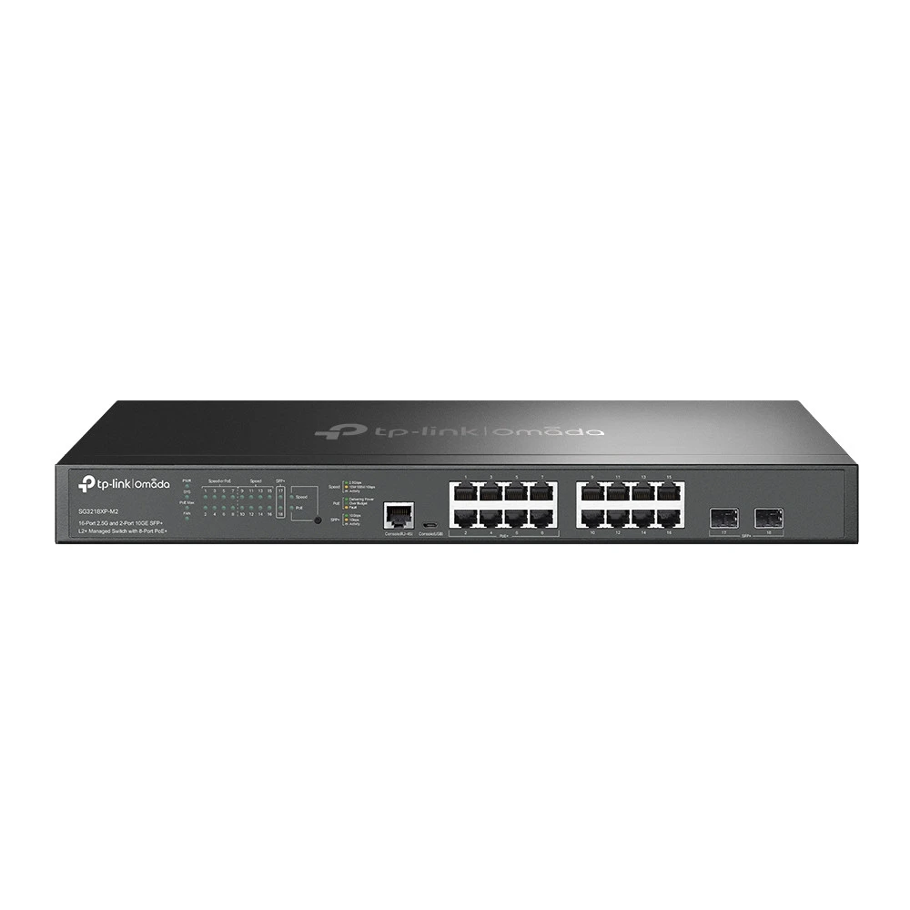 Коммутатор TP-Link SG3218XP SG3218XP-M2 2.5 GBase-T (2500 мбит/с), 2 SFP порта