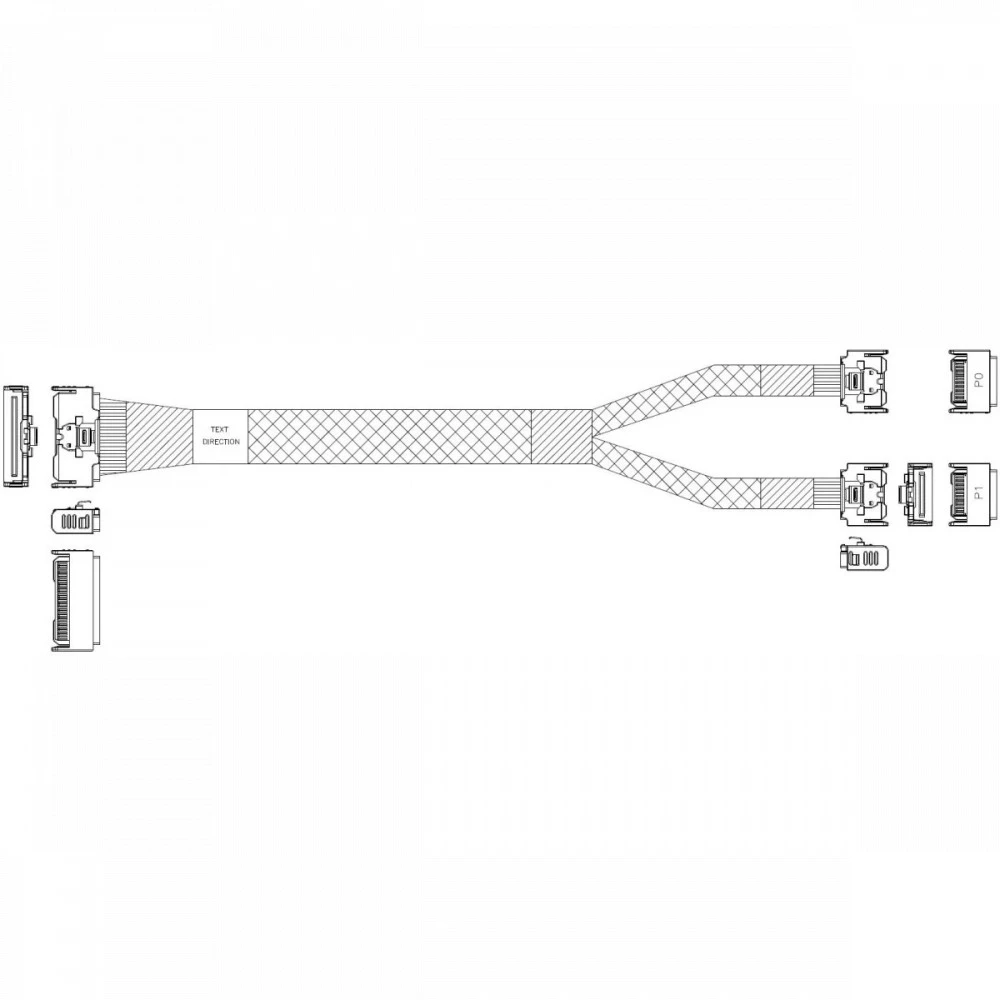 Аксессуар для сетевого оборудования JPC P732VGB10800-1 Кабель