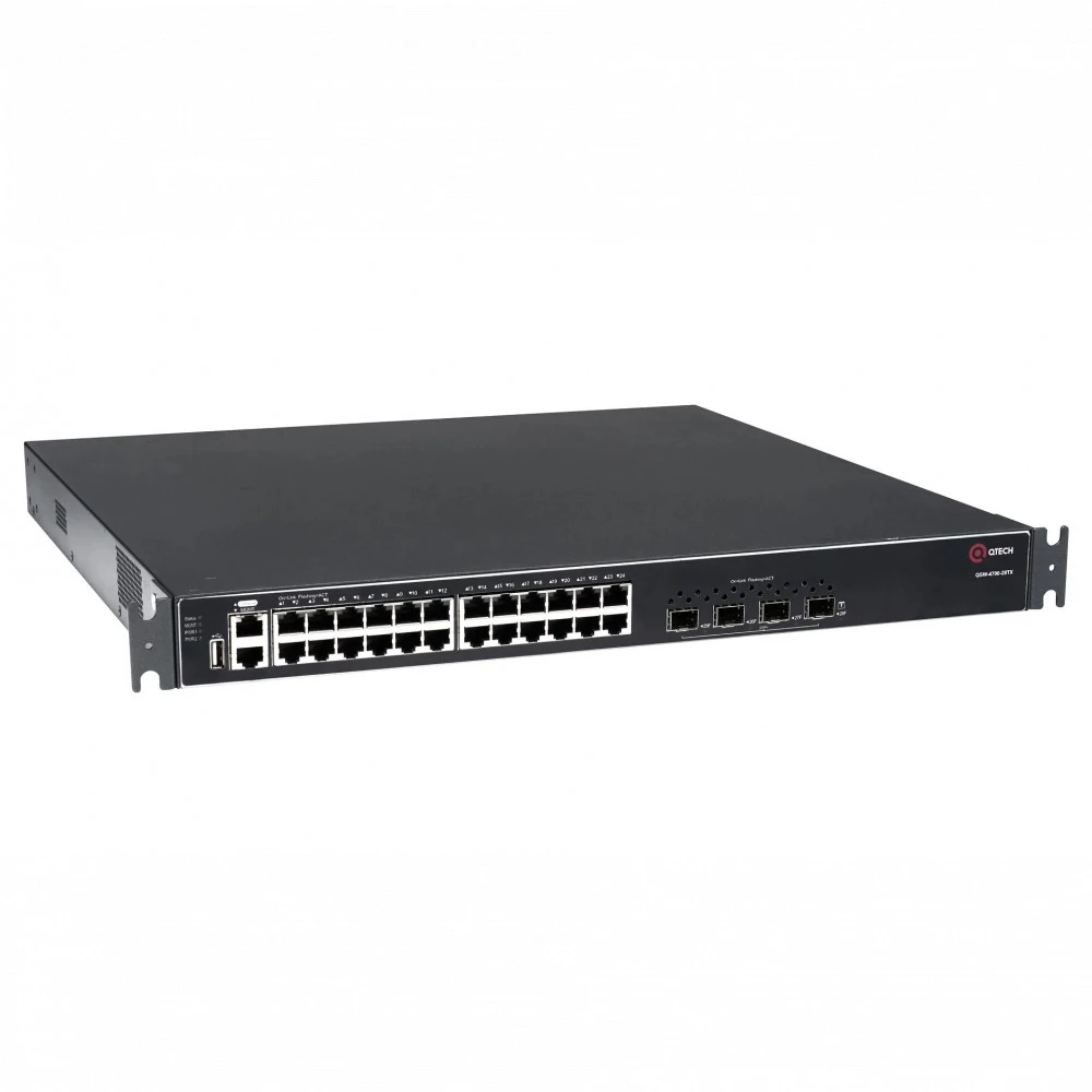 Коммутатор QTECH QSW-4700-28TX QSW-4700-28TX-AFTER_DEMO 1000 Base-T (1000 мбит/с), 4 SFP порта