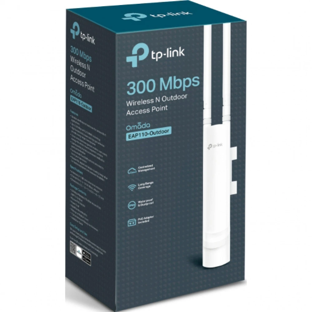 WiFi точка доступа TP-Link EAP110-Outdoor EAP110-OUTDOOR(EU) V3.0/EAP110-OUTDOOR(EU) V4.0