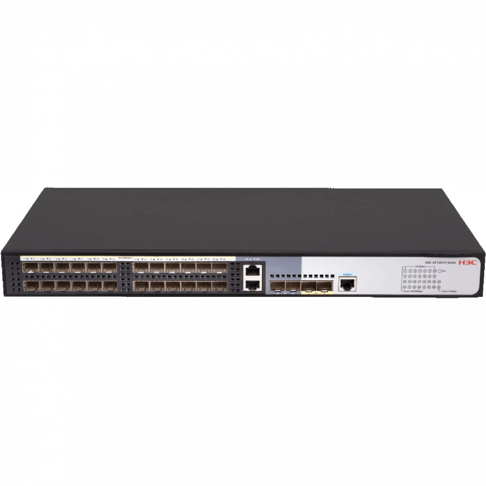 Коммутатор H3C LS-5120V3-28F-LI-GL 1000 Base-T (1000 мбит/с), 2 SFP порта