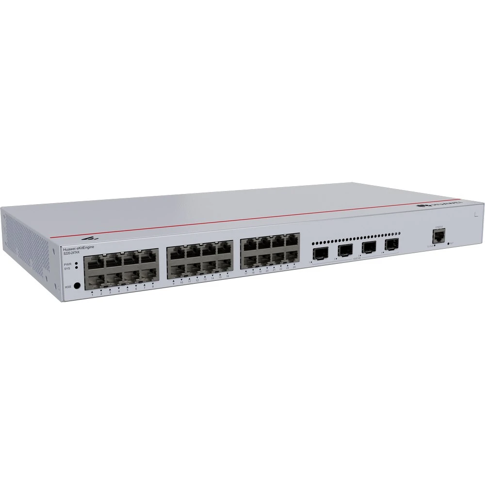 Коммутатор Huawei eKit eKitEngine S220-24T4X 98012375 1000 Base-T (1000 мбит/с), 4 SFP порта