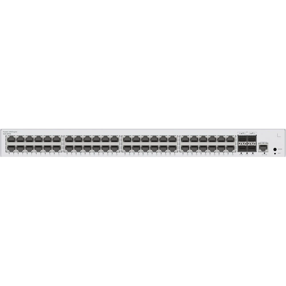 Коммутатор Huawei eKit eKitEngine S220-48P4S 8012379 1000 Base-T (1000 мбит/с), 4 SFP порта