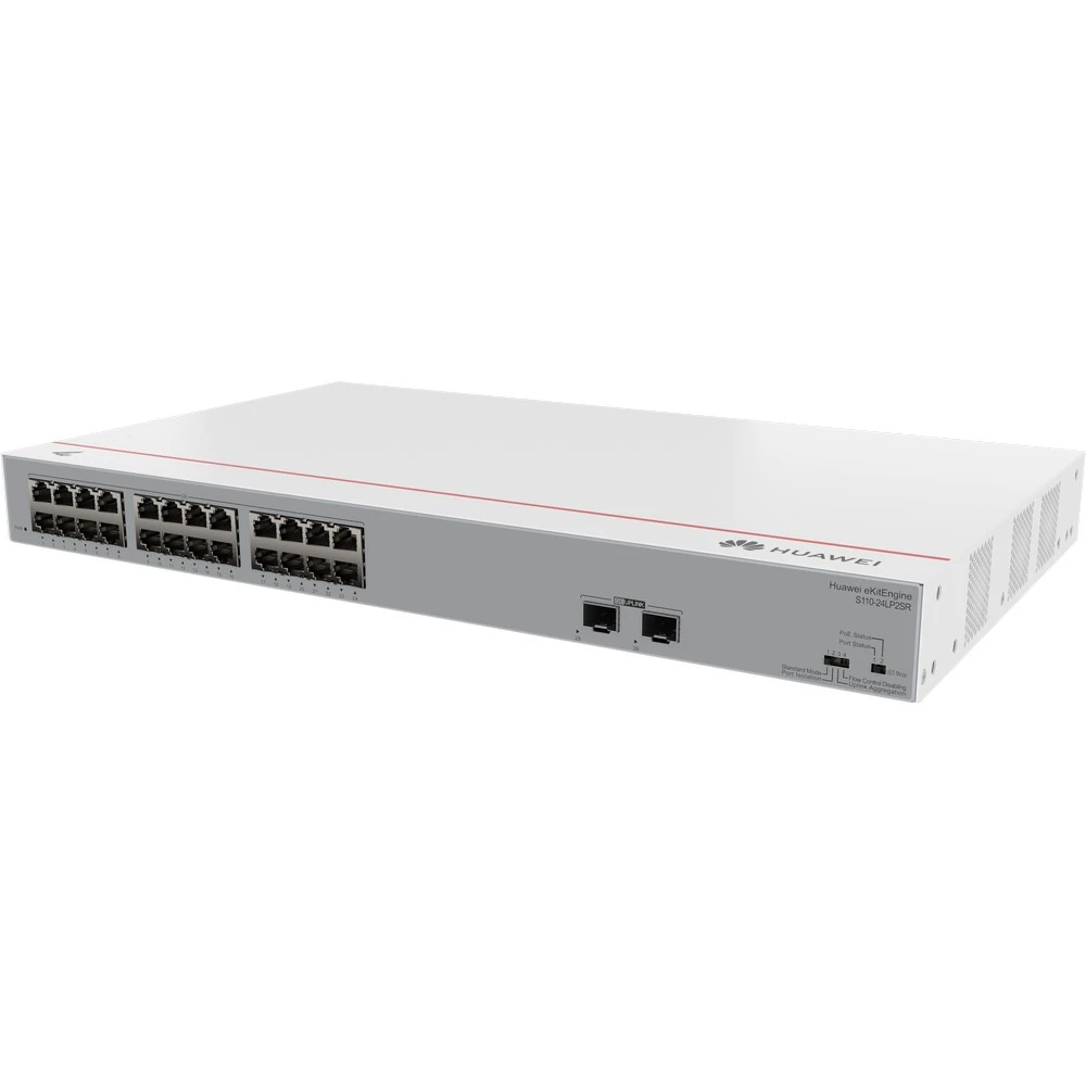 Коммутатор Huawei eKit eKitEngine S110-24LP2SR 98012198 1000 Base-T (1000 мбит/с), 2 SFP порта