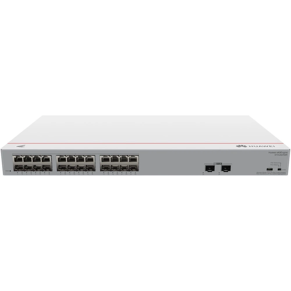 Коммутатор Huawei eKit eKitEngine S110-24LP2SR 98012198 1000 Base-T (1000 мбит/с), 2 SFP порта
