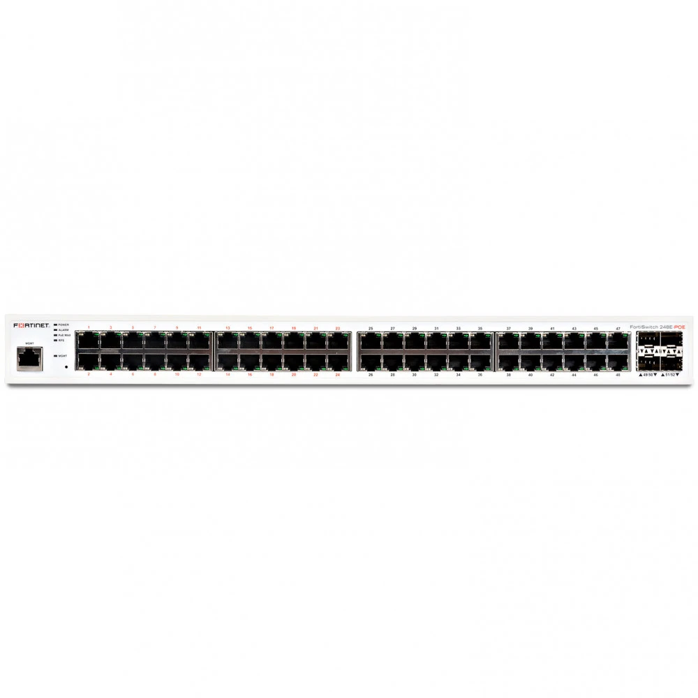 Коммутатор Fortinet FortiSwitch-248E-POE FS-248E-POE 1000 Base-T (1000 мбит/с), 4 SFP порта