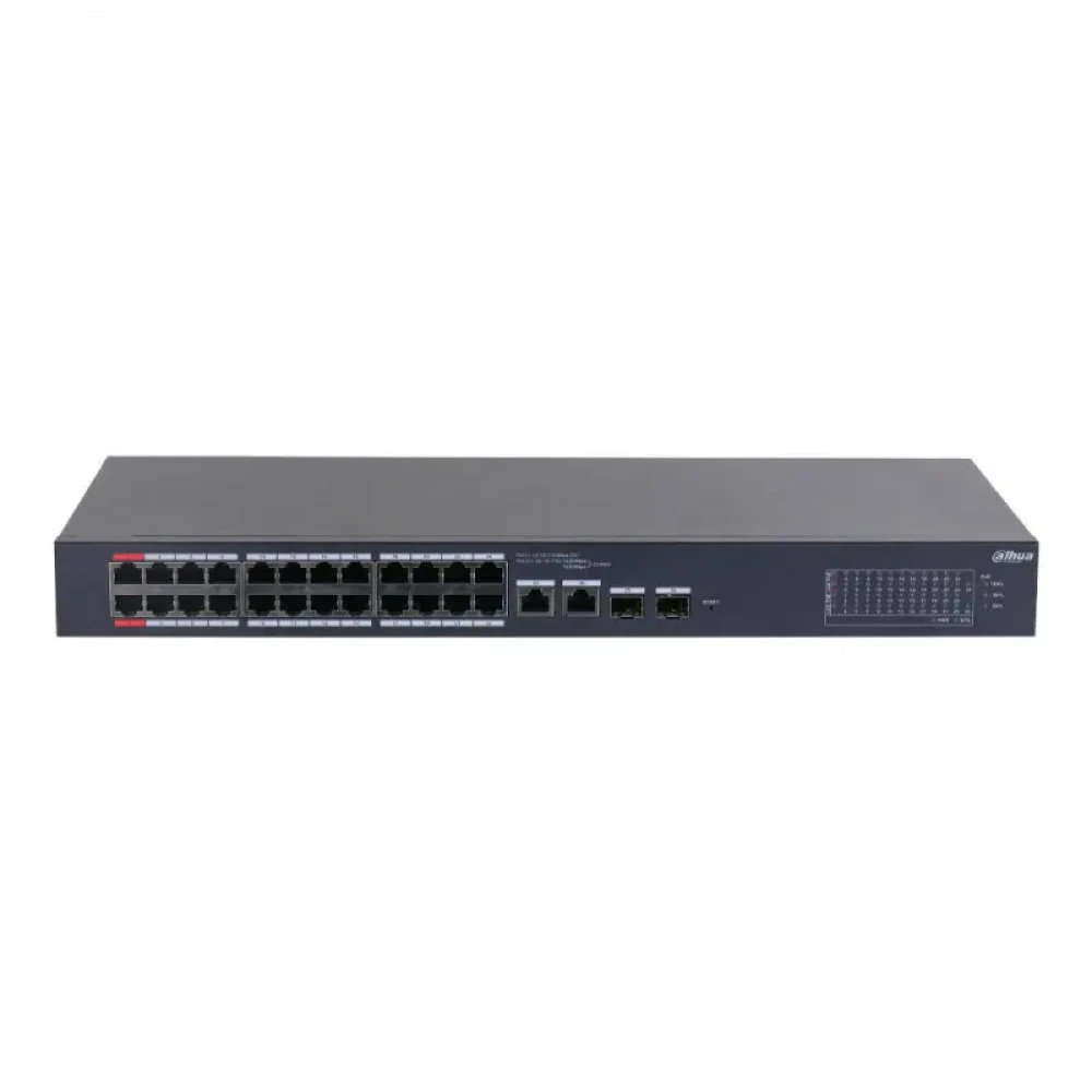 Коммутатор Dahua CS4226 DH-CS4226-24ET-240 100 Base-TX (100 мбит/с)