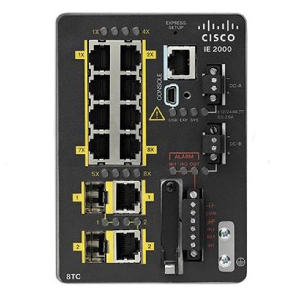 Коммутатор Cisco Industrial Ethernet 2000 IE-2000-8TC-G-B 100 Base-TX (100 мбит/с)