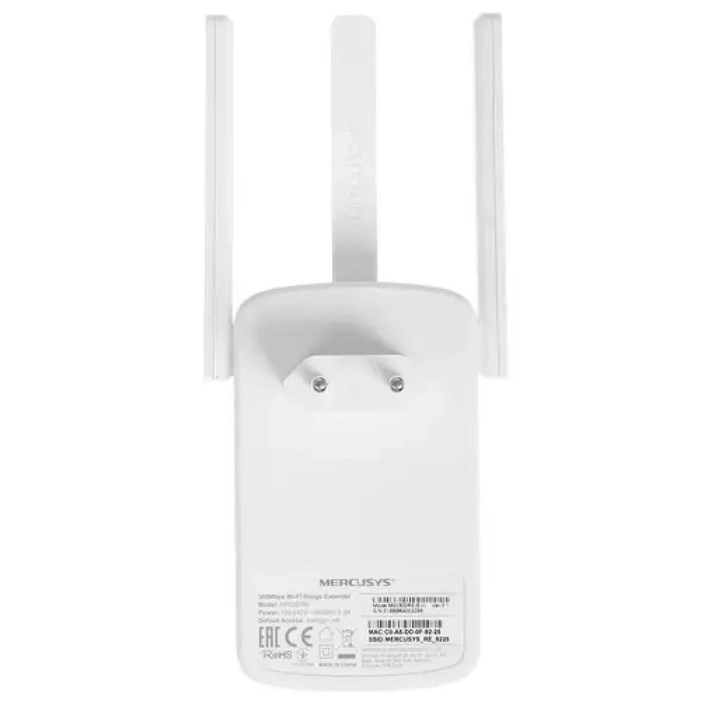 Усилитель сигнала Wi-Fi Mercusys MW300RE Wi-Fi 4 (802.11b /g / n), с внешней антенной