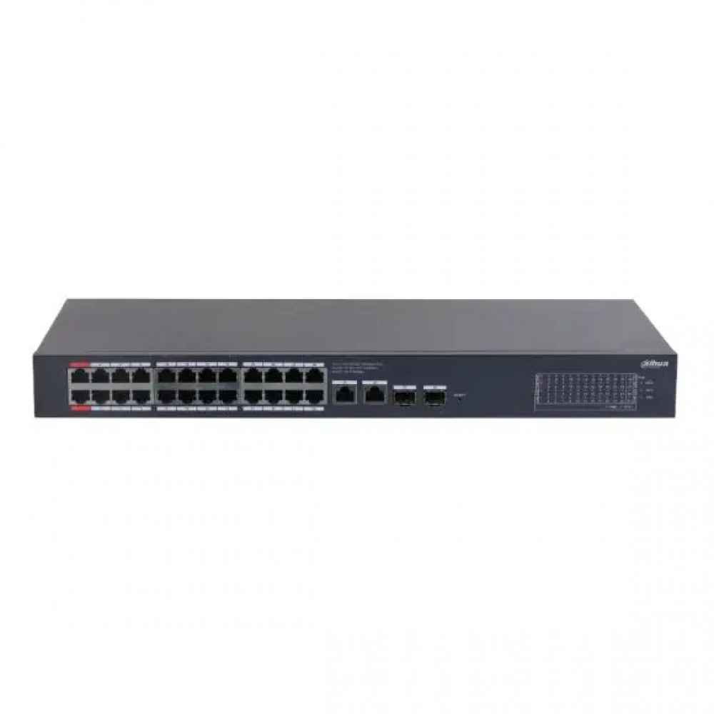 Коммутатор Dahua CS4228-24GT-240 DH-CS4228-24GT-240 1000 Base-TX (1000 мбит/с), 2 SFP порта