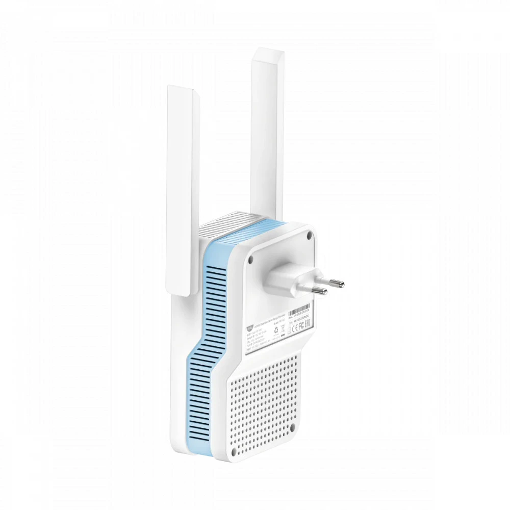 Усилитель сигнала Wi-Fi CUDY RE1200 10/100 Base-TX (100 мбит/с), Wi-Fi 5 (802.11a/ b/ g/ n/ ac), со встроенной антенной