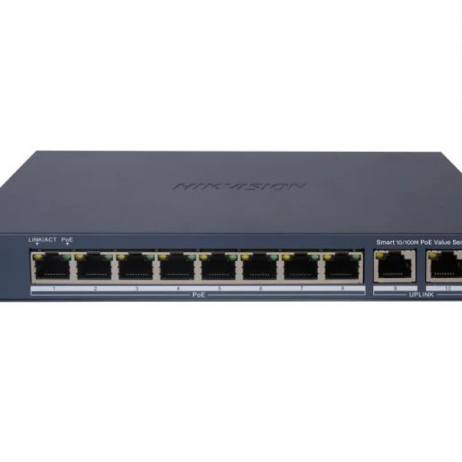 Коммутатор Hikvision DS-3E1310P-EI/M 100 Base-T (100 мбит/с)
