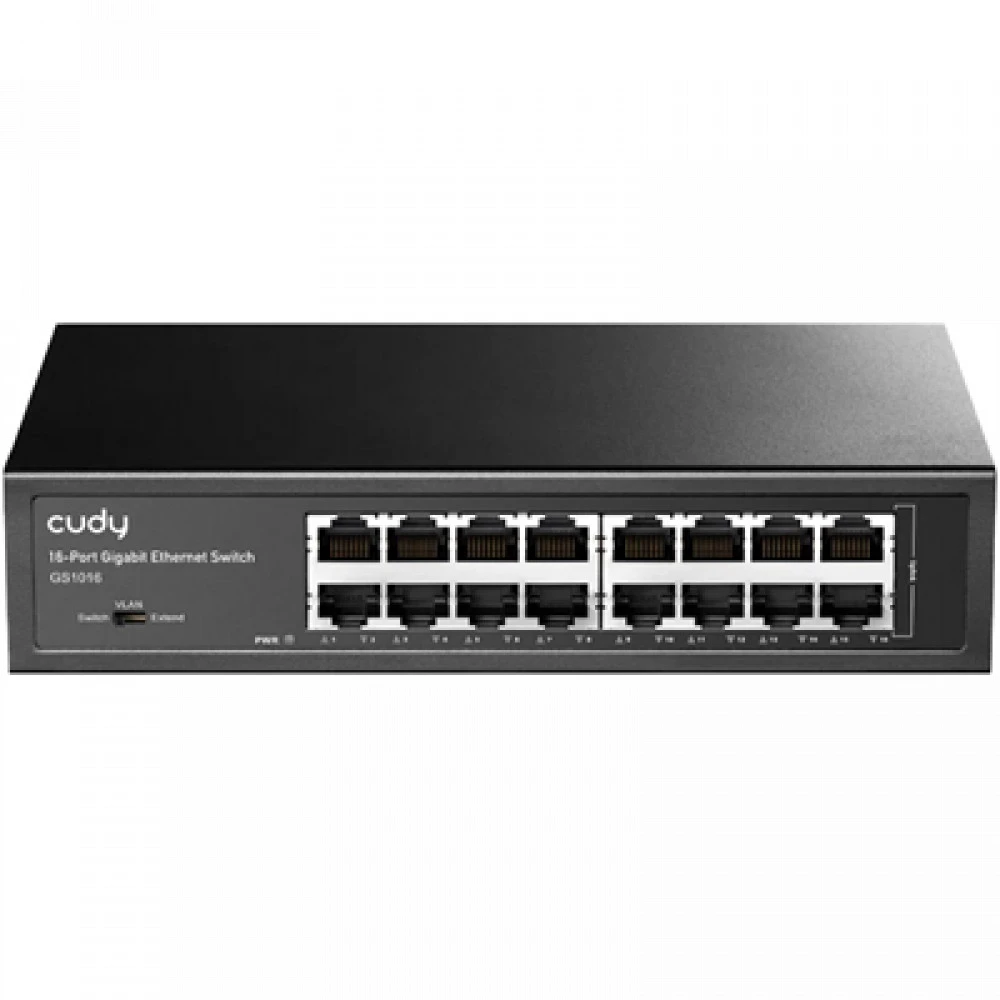 Коммутатор CUDY GS1016E 1000 Base-T (1000 мбит/с)