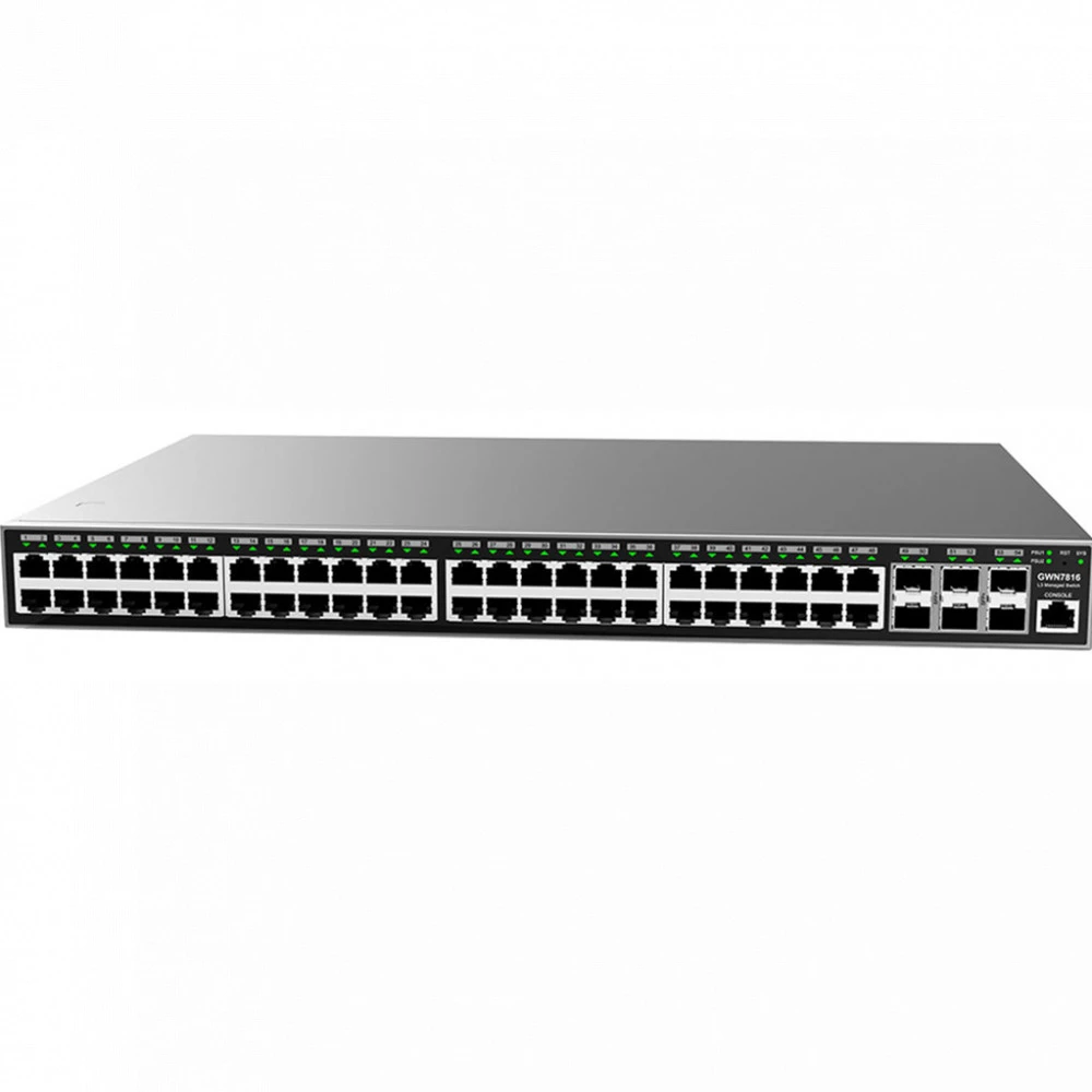 Коммутатор Grandstream GWN7816P 1000 Base-T (1000 мбит/с), 6 SFP портов