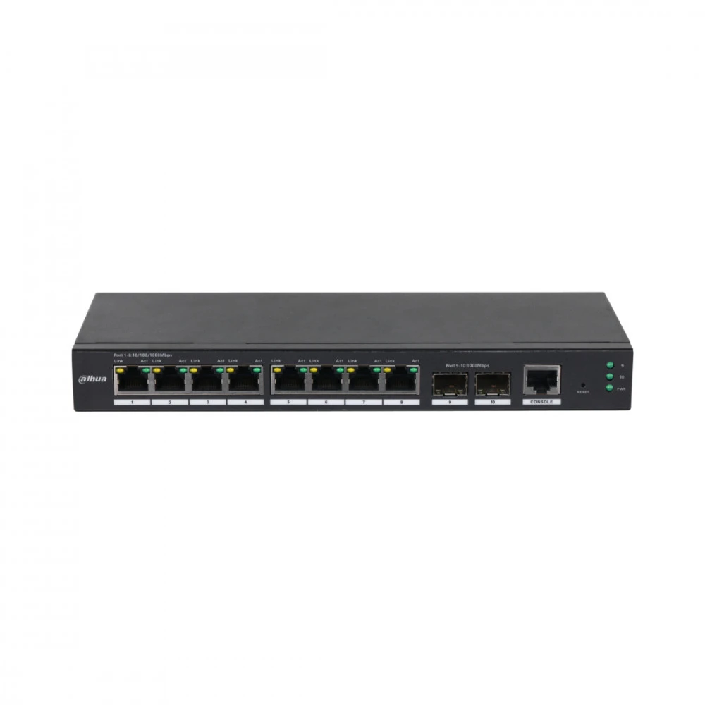 Коммутатор Dahua DH-SG4010-2F 1000 Base-T (1000 мбит/с), 2 SFP порта