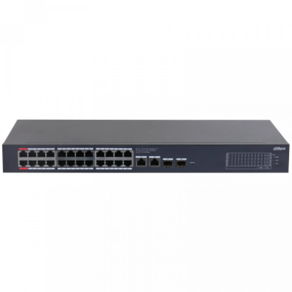 Коммутатор Dahua DH-CS4228-24GT 1000 Base-T (1000 мбит/с), 2 SFP порта