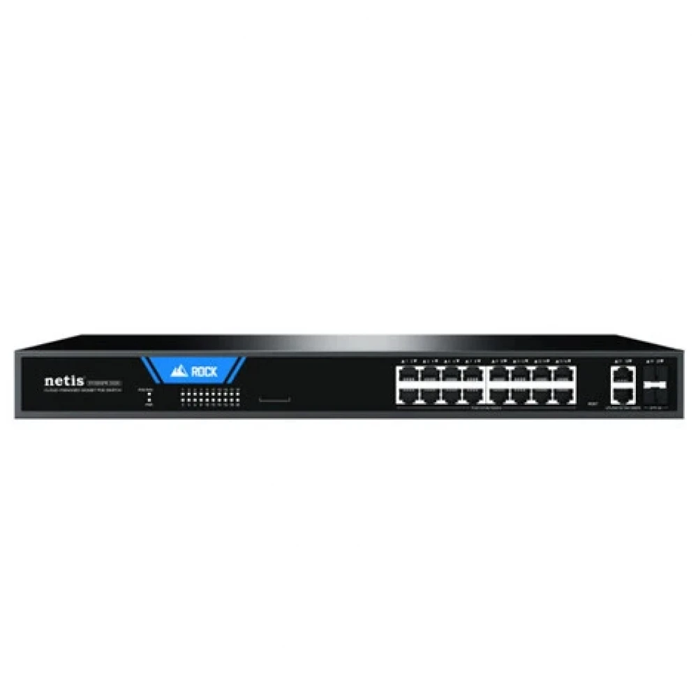 Коммутатор Netis ST220GPR-2G2S 1000 Base-T (1000 мбит/с)