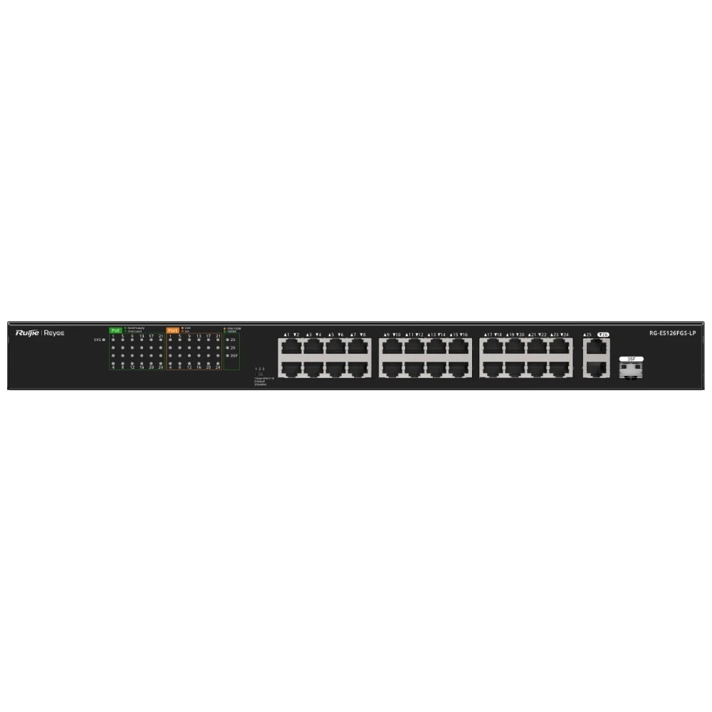Коммутатор Ruijie RG-ES126S-P V2 100 Base-T (100 мбит/с), 1 SFP порт