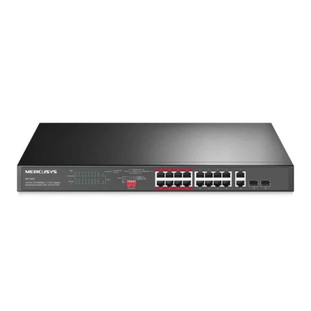 Коммутатор Mercusys MS118CP 100 Base-T (100 мбит/с)