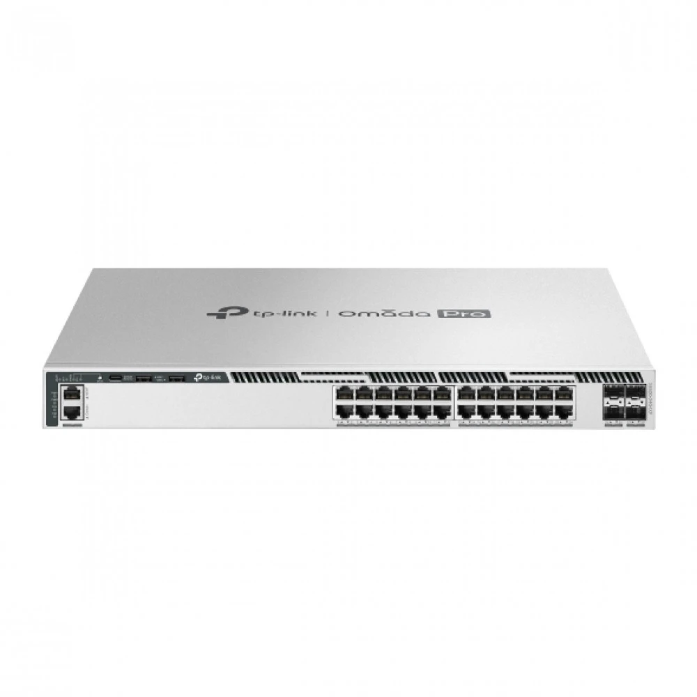 Коммутатор TP-Link S6500-24G4XF S6500-24G4XF(UN) 1000 Base-TX (1000 мбит/с), 4 SFP порта