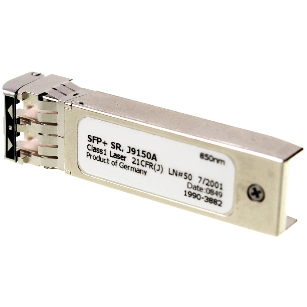 Модуль HPE 10G SFP+ LC SR 300m OM3 MMF Transceiver J9150D SFP+ модуль