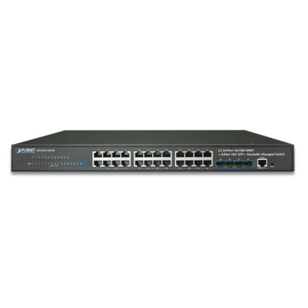 Коммутатор Planet SGS-6341-24T4X 1000 Base-TX (1000 мбит/с), 4 SFP порта