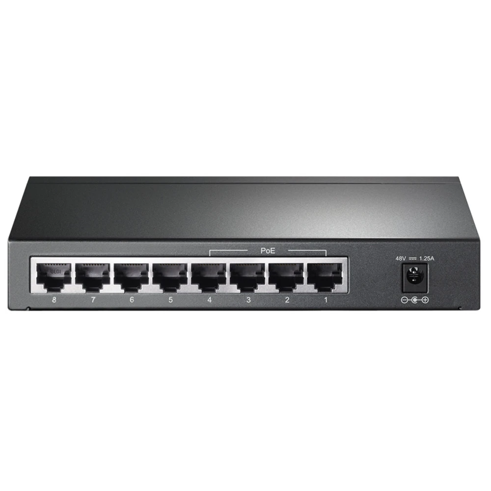 Коммутатор TP-Link TL-SG1008P(UN) 1000 Base-TX (1000 мбит/с)