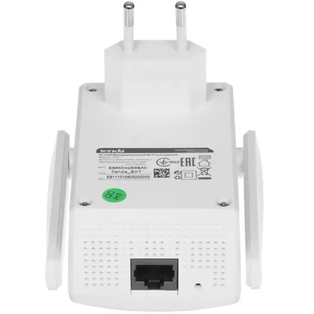 Усилитель сигнала Wi-Fi TENDA A18 10/100 Base-TX (100 мбит/с), Wi-Fi 5 (802.11a/ b/ g/ n/ ac), с внешней антенной